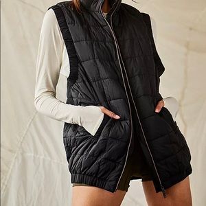 Free People Pippa Vest Black Large